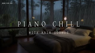 Gentle Forest Rain and Piano Melodies 🌧️🌿 Enhance Your Sleep with Peaceful Rain Sounds by the Window [upl. by Dranyl433]