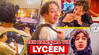 24H DANS MA VIE DE YOUTUBER ET LYCÉEN  8H23H [upl. by Nnaik]