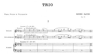 RhenéBaton – Piano Trio [upl. by Annaer]