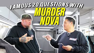 FAMOUS 20 Questions with Shawn Ellington quotMurder Novaquot ‼️ [upl. by Horacio]