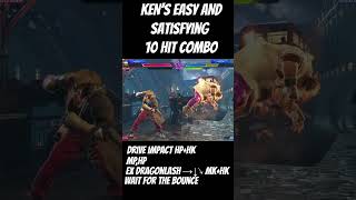 Kens Easy 10 Hit combo guide  Street Fighter 6 [upl. by Farrah50]