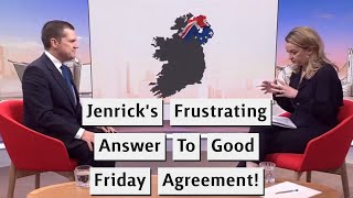 Robert Jenrick Finally Asked About ECHR And Good Friday Agreement [upl. by Enirok]