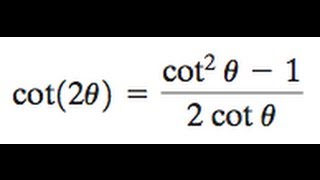 cos2x  cot2x  1  2cotx [upl. by Velvet946]