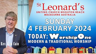 St Leonards Uniting Church 4 February 2024 [upl. by Mic]