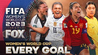 2023 FIFA Womens World Cup Every goal from the entire tournament [upl. by Anayad]