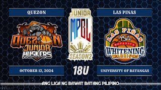 Junior MPBL Season 2  Quezon Junior Huskers vs Las Piñas Ysa Botanica Whitening Warriors  18U [upl. by Wachtel]