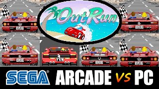 OutRun  SEGA ARCADE vs PC Arcade DOS Tandy Shenmue 2 Yakuza 0 6 7 Judgment amp CannonBall [upl. by Gibson]