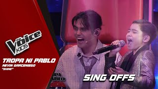 The Voice Kids Nevin Garceniego performs Shine on Coach Pablos side  Sing Offs [upl. by Tacye460]