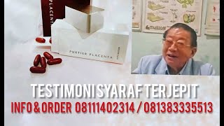 Testimoni purtier placenta oleh seorang dokter yang istrinya terkena sakit syaraf terjepit [upl. by Ayikin]