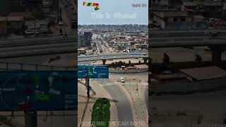 Explore Accra Through Drone Footage A Comprehensive Tour of the City’s Road Network GOLD GH [upl. by Ettennat]