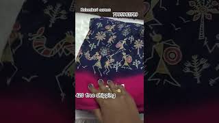 Kalamkari sarees 420 free shipping repost QueensCollections22 [upl. by Eittol]