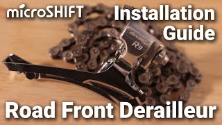 microSHIFT Road Front Derailleur Installation Guide [upl. by Clute]