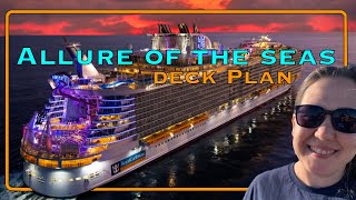 Allure of the Seas Deck Plan  Getting To Know Your Ship [upl. by Vigor]