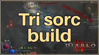 Diablo 4 tri elemental build sorcerer patch 111 [upl. by Ailak]