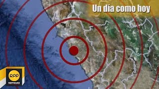 Un día como hoy 1311│Un fuerte terremoto remeció Lima y Callao [upl. by Portwine]