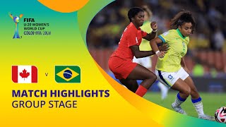 Canada v Brazil  FIFA U20 Womens World Cup Colombia 2024  Match Highlights [upl. by Ainel608]