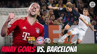 Robben trademark and a Lewandowski classic  Our last away goals in Barcelona 😏 [upl. by Norene]