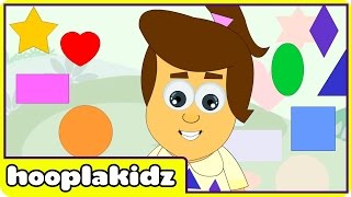 Preschool Activity  Learn About Shapes  HooplaKidz [upl. by Pietje]