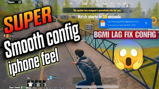 Pubg mobile⚡ 35⚡ super smooth ⚡iphone feel config file new update lag fix⚡ [upl. by Hoag]