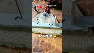 Smallest AC motor 50 Hz shorts science fun [upl. by Mimi]