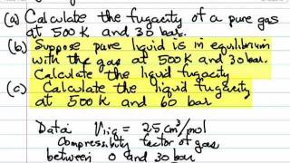 Fugacity of a Single Component [upl. by Koerlin]