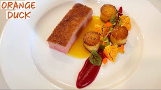 Fine dining Orange Duck Breast Duck a lOrange  Ức vịt sốt cam đẳng cấp Michelin [upl. by Nadnarb]