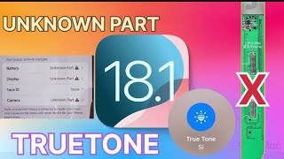 iOS 181Rc update unknown partbattrydisplaycamera unknown parts ios18unknownpart apple iphone [upl. by Nilesoy]