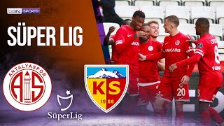 Antalyaspor vs Kayserispor  SÜPER LIG HIGHLIGHTS  03112023  beIN SPORTS USA [upl. by Talley]