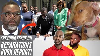 Brandon Johnson Is SPENDING 500K ON REPARATIONS Task Force In Honor Of Juneteenth [upl. by Nilesoy479]