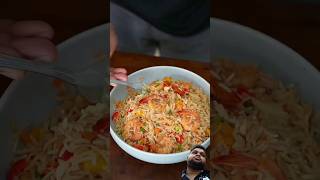 prawn fried rice vismai food reels food foodie shorts racipe [upl. by Nonnahs]