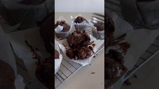 Chocolate Espresso Muffins bakingtherapy fallbaking baking recipe chocolatemuffins muffins [upl. by Lara]