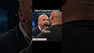 Triple H amp Randy Orton quotthen vs nowquot edits 😲 [upl. by Cheke]