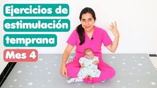 Ejercicios de estimulación temprana para el mes 4 del bebé [upl. by Negroj]