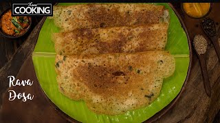 How to Make a RestaurantStyle Crispy Rava Dosa at Home  The Perfect Instant Breakfast [upl. by Londoner]