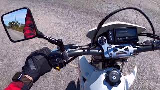 Fast Jax Metrics  2023 DRZ 400sm Mini review ride [upl. by Leiad]