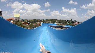 Kiwi Curl amp WooHoo Falls 4K Body Slide Aquatica San Antonio [upl. by Adien]