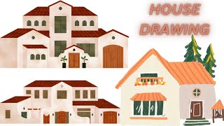 Painting of HomeDrawing of HotelPainting of Police StationPainting for kidsDrawing For Kids [upl. by Irrehc]