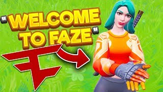 I 1v1ed FaZe Owner Then Joined FaZe Clan Fortnite [upl. by Llemhar]