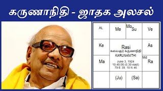 Kalaignar Karunanidhi  Horoscope Analysis  கருணாநிதி  ஜாதக அலசல் [upl. by Elbag]