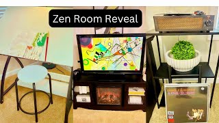 CRAFT ROOM MAKEOVER PT 4 ZEN ROOM REVEAL budgetdecor roommakeover diy repurpose [upl. by Massie]