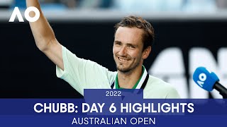 Chubb Day 6 Highlights  Australian Open 2022 [upl. by Rephotsirhc]