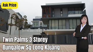 RM33 Mil Twin Palms 3 Storey Bungalow Sg Long Kajang [upl. by Ytinirt]