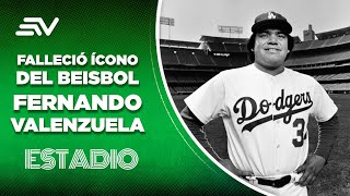 Falleció Fernando Valenzuela ícono del béisbol latinoamericano y leyenda de los Dodgers  Estadio [upl. by Aicire961]