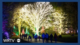 Winterlights now open at Newfields [upl. by Alleris]