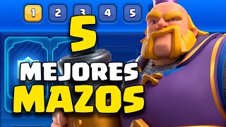 LOS 5 MAZOS CON GIGANTE NOBLE EVOLUCIONADO CLASH ROYALE MEJORES MAZOS [upl. by Jasmina]