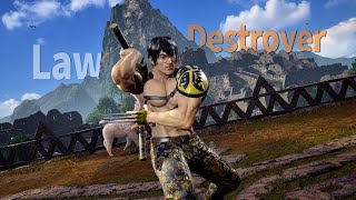 디스트로이어 로우 플레이 Destroyer Law  철권8 Tekken8 [upl. by Kyriako]