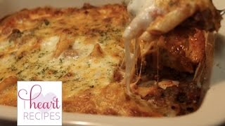 How to make Baked Ziti with Meat Sauce  I Heart Recipes [upl. by Reffinnej]