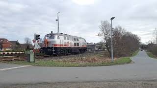 216 014 der MKB am rangieren beim Bahnübergang in Langwedel [upl. by Delanie]