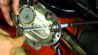 How to Remove the Clutch Cable on a Harley Davidson BigTwin Motorcycle [upl. by Nakhsa]