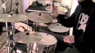 How To Play Space Cowboy by Jamiroquai on Drums  The Drum Ninja  Lesson [upl. by Aitas511]